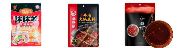星火火锅底料包装生产线设备包装样品